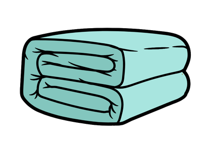 Duvet cleaning illustration